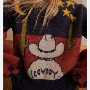 ISO Warehouse x Kara Rose Midnight Cowboy Knit Cardigan